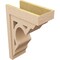 Ekena Millwork 11"W x 22"D x 33"H Classic Sheridan Rough Cedar Woodgrain TimberThane Corbel, Primed Tan CORUR11X22X33SHERCPR - alternate 6